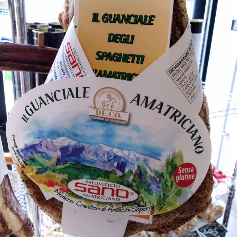 Il guanciale di Accumoli per Griscia e Amatriciana