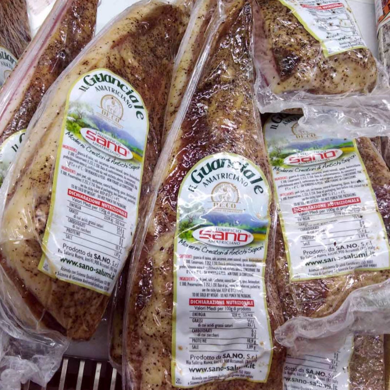 Il guanciale di Accumoli per Griscia e Amatriciana