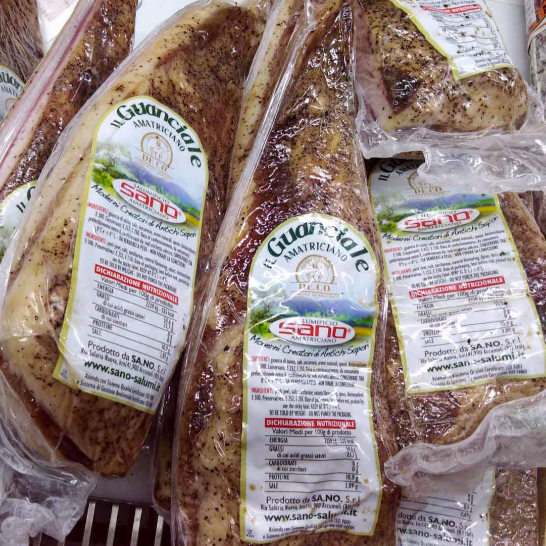 Il guanciale di Accumoli per Griscia e Amatriciana